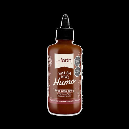 SALSA BBQ HUMO GOURMET FORTIN 400G